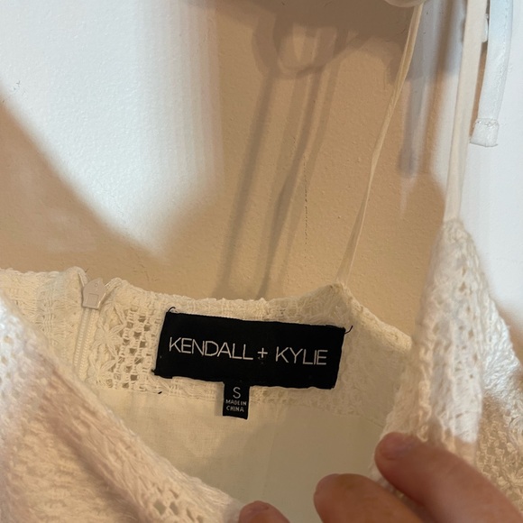 kendall and kylie white mid-length dress size S - Picture 4 of 6